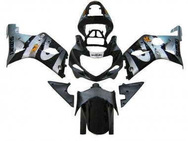 Carene Moto Suzuki GSXR1000 2000-2002 - Argento Nero Arancia