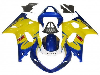 Carene Moto Suzuki GSXR1000 2000-2002 - Giallo Blu Tribal