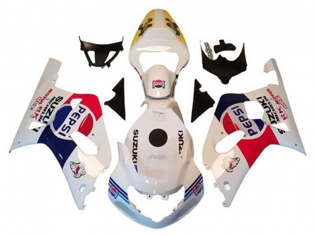 Carene Moto Suzuki GSXR1000 2000-2002 - Bianco Rosso Blu Pepsi