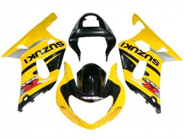 Carene Moto Suzuki GSXR1000 2000-2002 - Giallo Grigio Nero