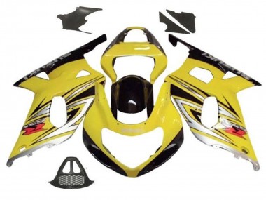 Carene Moto Suzuki GSXR1000 2000-2002 - Giallo Argento Nero Lucido