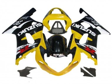 Carene Moto Suzuki GSXR1000 2000-2002 - Giallo Nero Lucido Bianco Rosso