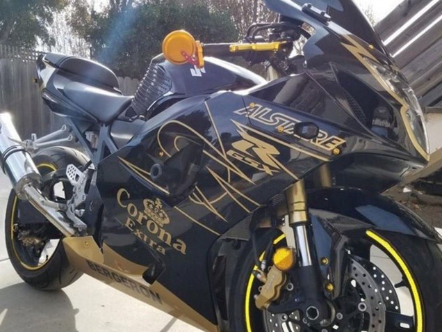 Carene Moto Suzuki GSXR 1000 2003-2004 - Nero Oro Corona