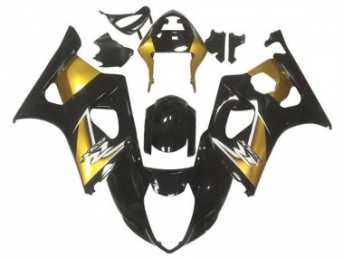 Carene Moto Suzuki GSXR 1000 2003-2004 - Oro Nero Lucido
