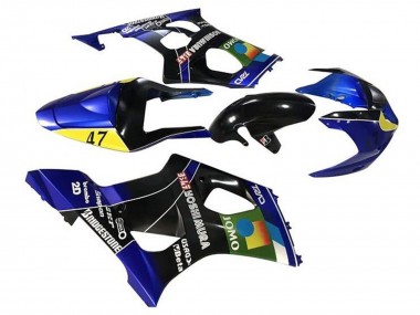 Carene Moto Suzuki GSXR 1000 2003-2004 - Blu Giallo Nero JOMO