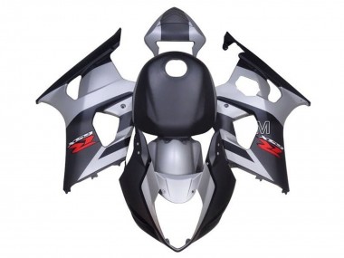 Carene Moto Suzuki GSXR 1000 2003-2004 - Argento Grigio Nero Rosso