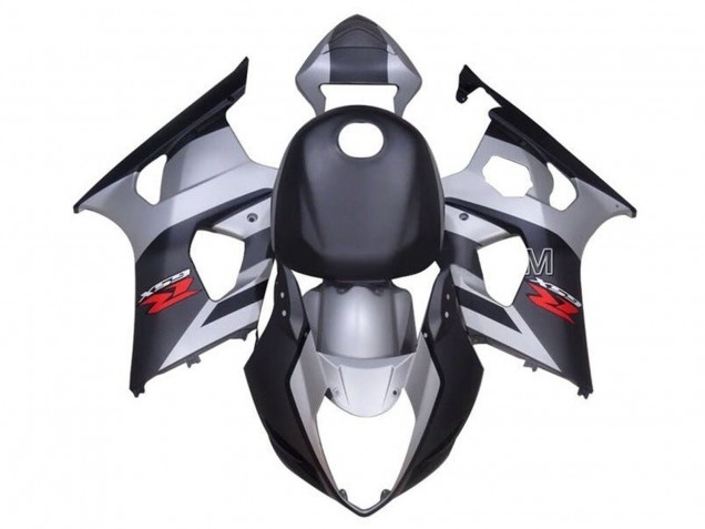 Carene Moto Suzuki GSXR 1000 2003-2004 - Argento Grigio Nero Rosso