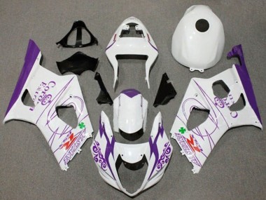Carene Moto Suzuki GSXR 1000 2003-2004 - Bianco Viola Corona Alstare