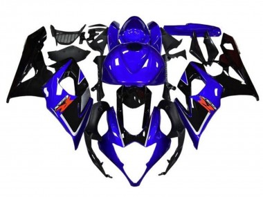 Carene Moto Suzuki GSXR 1000 2005-2006 - Blu Nero Bianco Banda