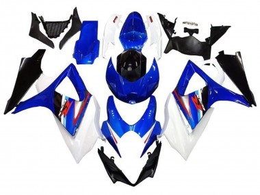 Carene Moto Suzuki GSXR 1000 2005-2006 - Bianco Blu Nero Rosso