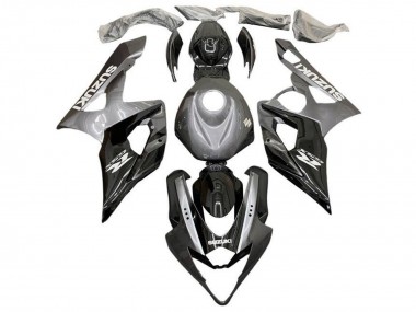 Carene Moto Suzuki GSXR 1000 2005-2006 - Argento Nero