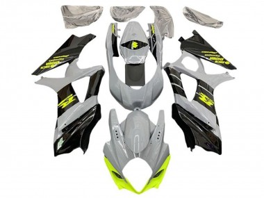 Carene Moto Suzuki GSXR 1000 2005-2006 - Grigio Nero Neon Giallo