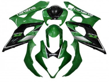 Carene Moto Suzuki GSXR 1000 2005-2006 - Verde Nero Argento