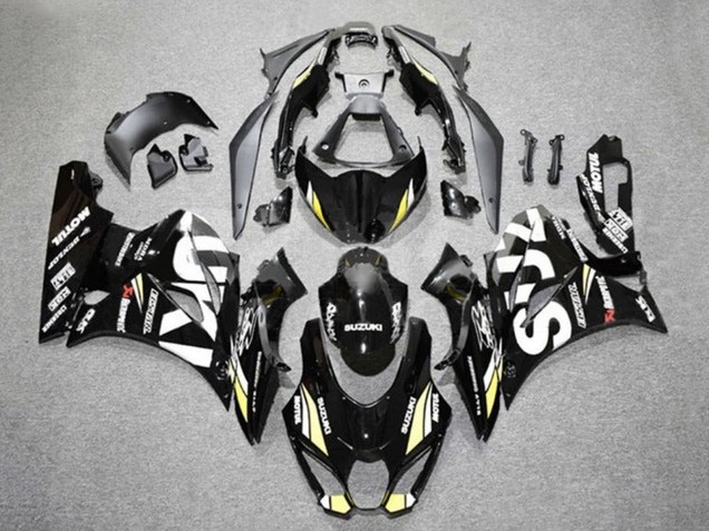 Carene Moto Suzuki GSXR1000 2017-2024 - Nero Bianco Giallo