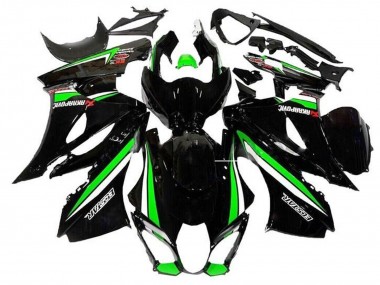 Carene Moto Suzuki GSXR1000 2017-2024 - Nero Verde Bianco Banda