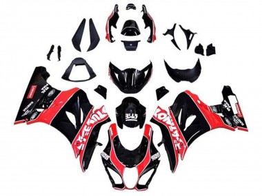 Carene Moto Suzuki GSXR1000 2017-2024 - Nero Lucido Rosso Bianco Gessato