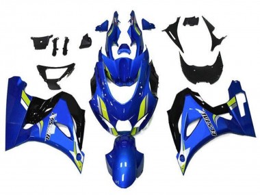 Carene Moto Suzuki GSXR1000 2017-2024 - Blu Verde Nero Ecstar
