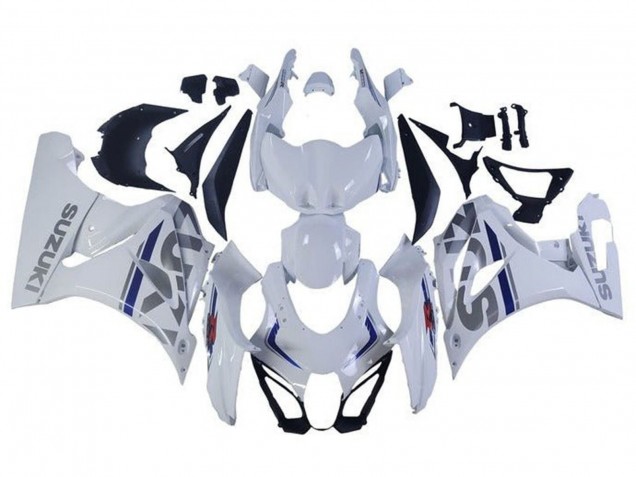 Carene Moto Suzuki GSXR1000 2017-2024 - Bianco Argento Blu