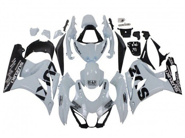 Carene Moto Suzuki GSXR1000 2017-2024 - Bianco Nero