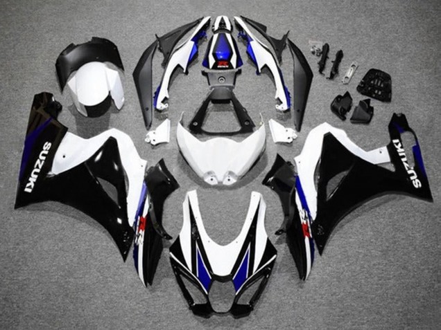 Carene Moto Suzuki GSXR1000 2017-2024 - Bianco Blu Nero