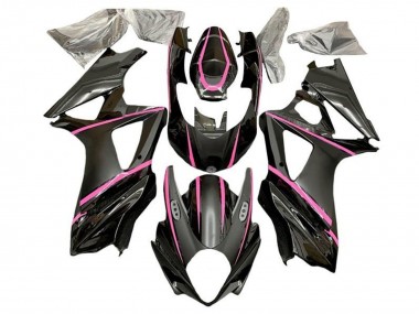 Carene Moto Suzuki GSXR 1000 2007-2008 - Nero Opaco Rosa
