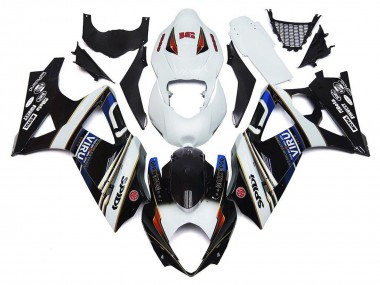 Carene Moto Suzuki GSXR 1000 2007-2008 - Bianco Blu Nero VIRU