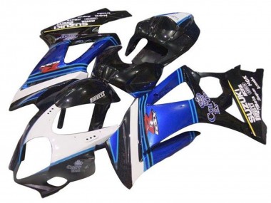 Carene Moto Suzuki GSXR 1000 2007-2008 - Bianco Blu Nero Corona