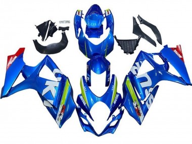 Carene Moto Suzuki GSXR 1000 2007-2008 - Blu Bianco Verde Rosso