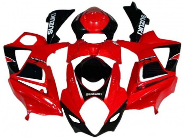 Carene Moto Suzuki GSXR 1000 2007-2008 - Rosso Nero Bianco Decal