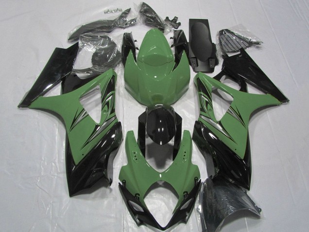 Carena Moto Suzuki GSXR 1000 2007-2008 - Verde Nero Lucido