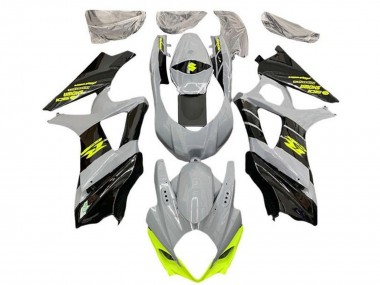 Carene Moto Suzuki GSXR 1000 2007-2008 - Nardo Grigio Neon Giallo Nero