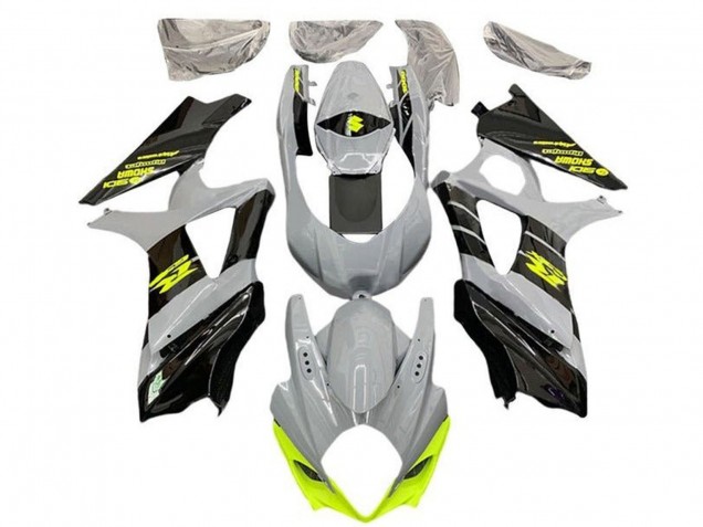 Carene Moto Suzuki GSXR 1000 2007-2008 - Nardo Grigio Neon Giallo Nero