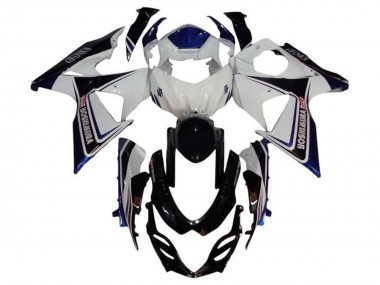 Carena Moto Suzuki GSXR 1000 2009-2016 - Bianco Blu Nero Yoshimura
