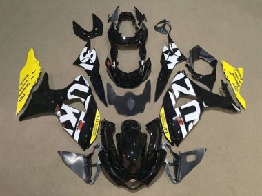 Carene Moto Suzuki GSXR 1000 2009-2016 - Nero Bianco Giallo