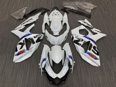 Kit Carene Moto ABS Suzuki GSXR 1000 2009-2016 - Bianco Blu Banda