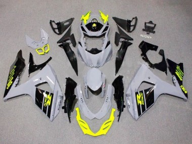 Carene Moto Suzuki GSXR 1000 2009-2016 - Grigio Neon Giallo Nero