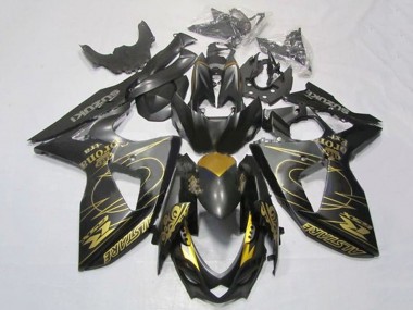 Carene Moto Suzuki GSXR 1000 2009-2016 - Nero Oro Tribal