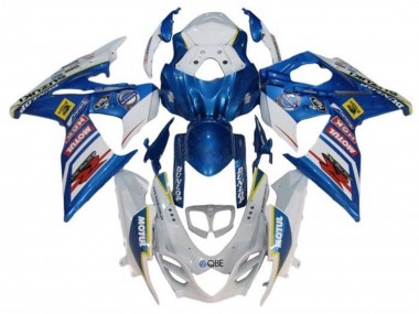 Carene Moto Suzuki GSXR 1000 2009-2016 - Bianco Blu Rosso Giallo