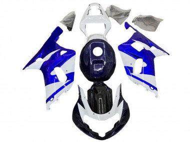 Carene Moto Suzuki GSXR 600 / GSXR 750 2001-2003 - Bianco Blu Nero