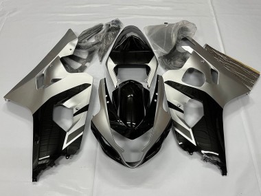 Carene Moto Suzuki GSXR 600 / GSXR 750 2001-2003 - Argento Nero Lucido
