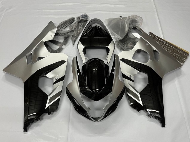 Carene Moto Suzuki GSXR 600 / GSXR 750 2001-2003 - Argento Nero Lucido