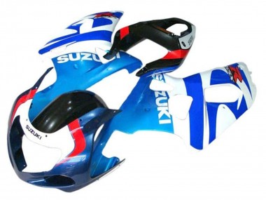 Carene Moto Suzuki GSXR 600 / GSXR 750 2001-2003 - Bianco Blu Rosso Nero