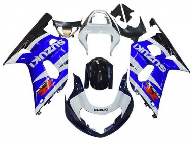 Carene Moto Suzuki GSXR 600 / GSXR 750 2001-2003 - Bianco Blu Nero Lucido Rosso