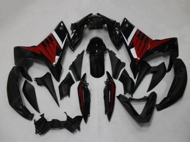 Carene Moto Yamaha FZ6R 2009-2015 - Nero Rosso Bianco