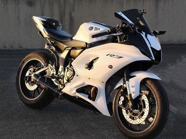 Carene Moto Yamaha YZF R7 2021-2024 - Bianco Nero