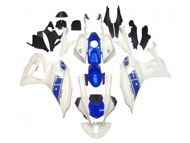 Carene Moto Yamaha YZF R7 2021-2024 - Bianco Blu Banda