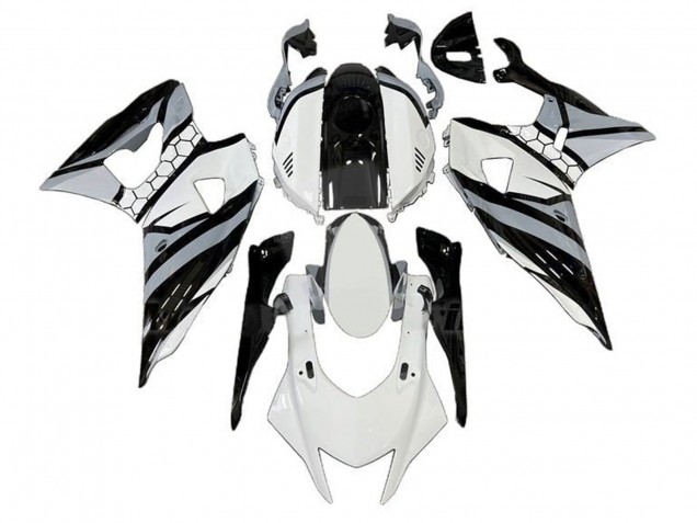 Carene Moto Yamaha YZF R7 2021-2024 - Bianco Grigio Nero