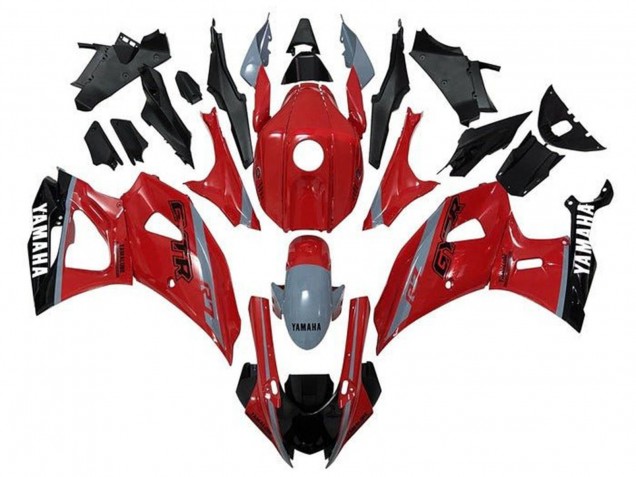 Carene Moto Yamaha YZF R7 2021-2024 - Rosso Grigio Nero Bianco