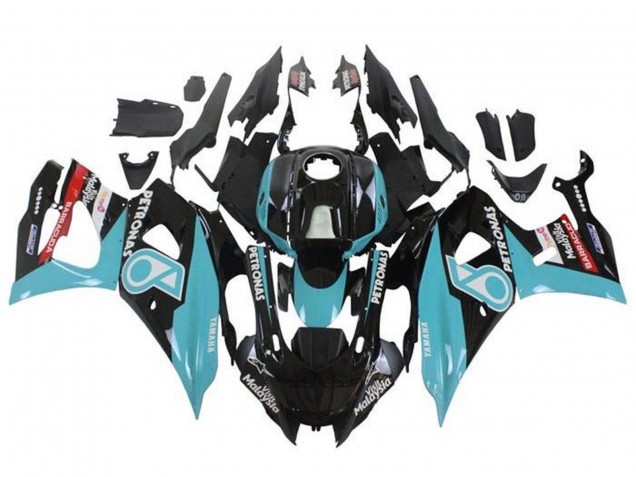 Carene Moto Yamaha YZF R7 2021-2024 - Nero Blu Petronas