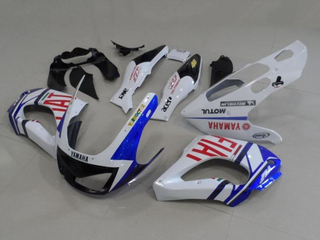 Carene Moto Yamaha YZF 1000R Thunderace 1997-2007 - Bianco Blu Rosso Fiat